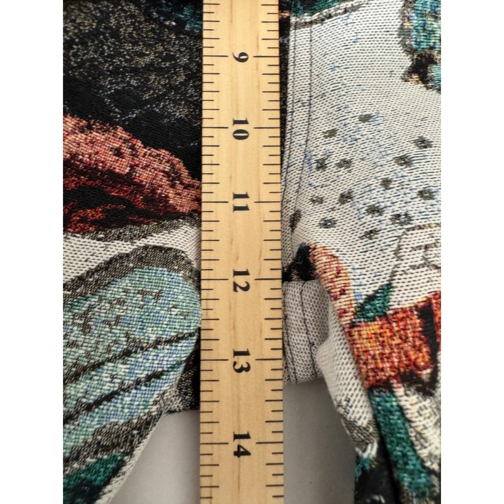 Rebel Vengeance Tapestry Cargo Pants sz 36 Multicolor Stacked Fit goth punk - Picture 7 of 9